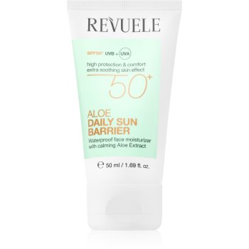 Revuele Aloe Daily Sun Barrier SPF 50+ crema de zi calmanta SPF 50+ - imagine 2